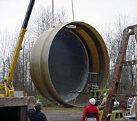 20’ Diameter Tank Handling